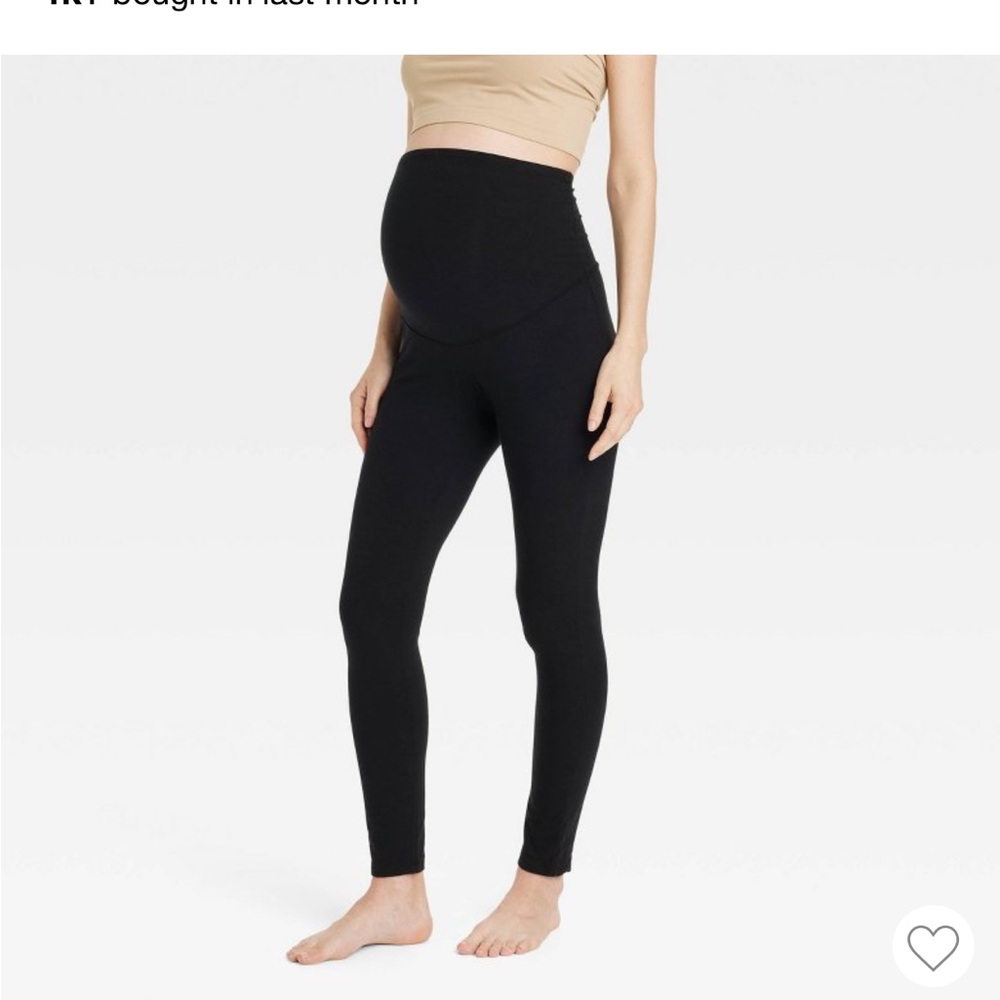 Isabel Maternity by Ingrid & Isabel Black Leggings